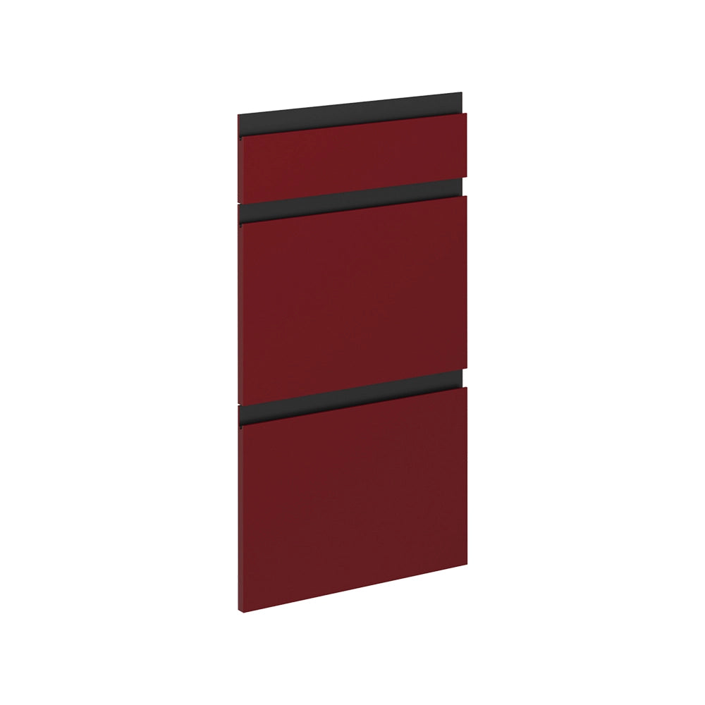 Vicco Frontale cucina Rosso 39.6 x 70.4 cm frontale del mobile per mobile base con cassetti