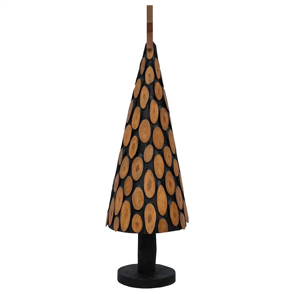 Albero di Natale Marrone 149 cm Legno massello di teak