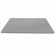 Trade Shop - Piatto Piattino Porta Sapone Saponetta Arredo Bagno Grigio Decoro Plissè 59091 -