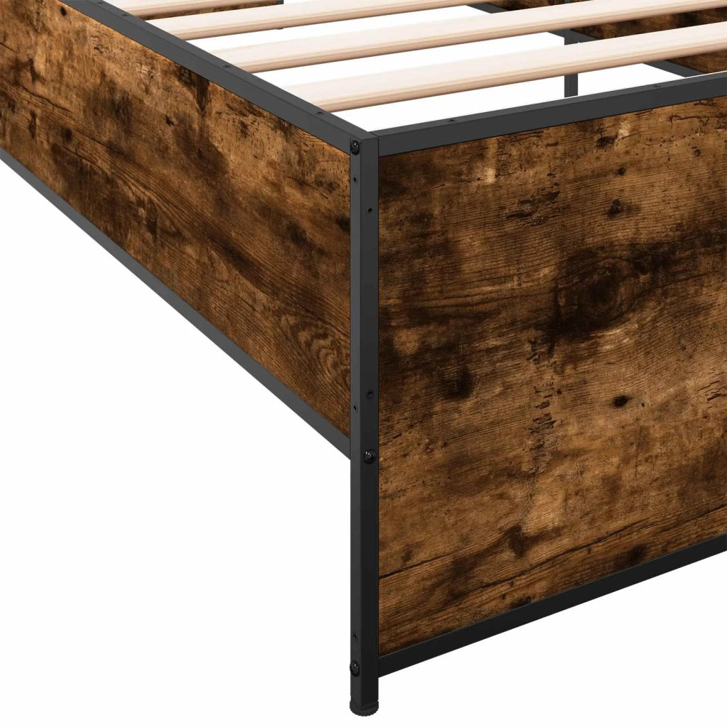 Struttura del letto Rovere Fumo 80 x 200 cm 8009096