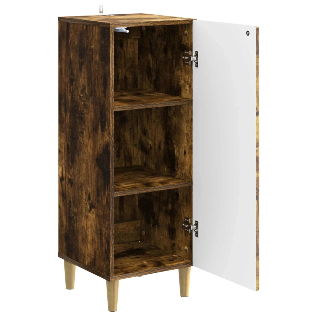 Credenza Rovere Fumo 33 x 34,5 x 90 cm Legno ingegnerizzato 895060