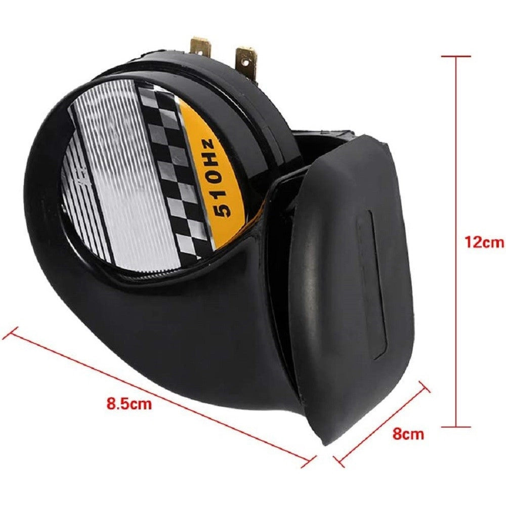 Trade Shop - Tromba Elettrica Per Moto A Chiocciola Universale Altoparlante Barca Auto Camion -