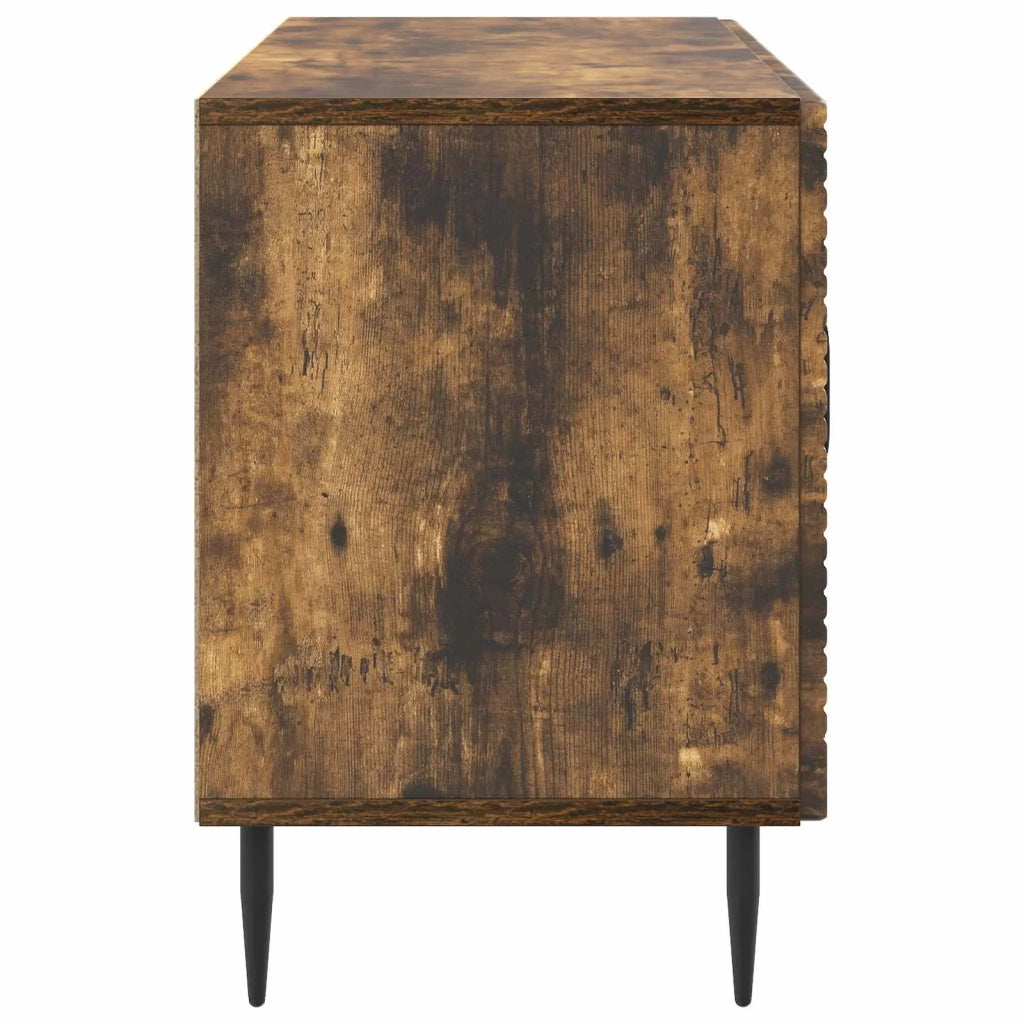 Mobile TV Rovere Fumo 99 x 34,5 x 50 cm Legno ingegnerizzato 894950