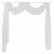 Tenda voile 140 x 600 cm bianca 130756