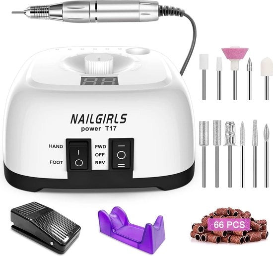 Veloce tagliatrice per acrilici, gel e unghie naturali 35000rpm