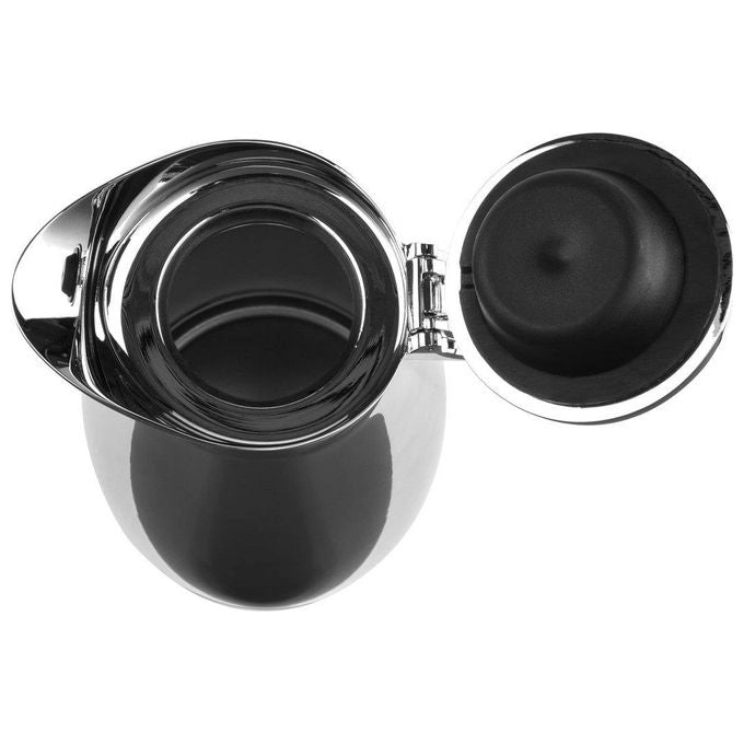 Emsa 502489 Eleganza Caraffa Termica 1 L in Acciaio Inox con Apertura con Una Mano e Beccuccio Antigoccia colore Argento