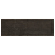 Mensola | Ripiano | Scaffale Marrone Scuro 120x40x(2-6) cm Massello Rovere Trattato