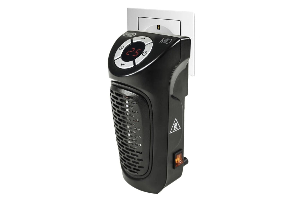 Argoclima MIO stufetta elettrica Interno Nero 350 W Riscaldatore ambiente elettrico a infrarossi