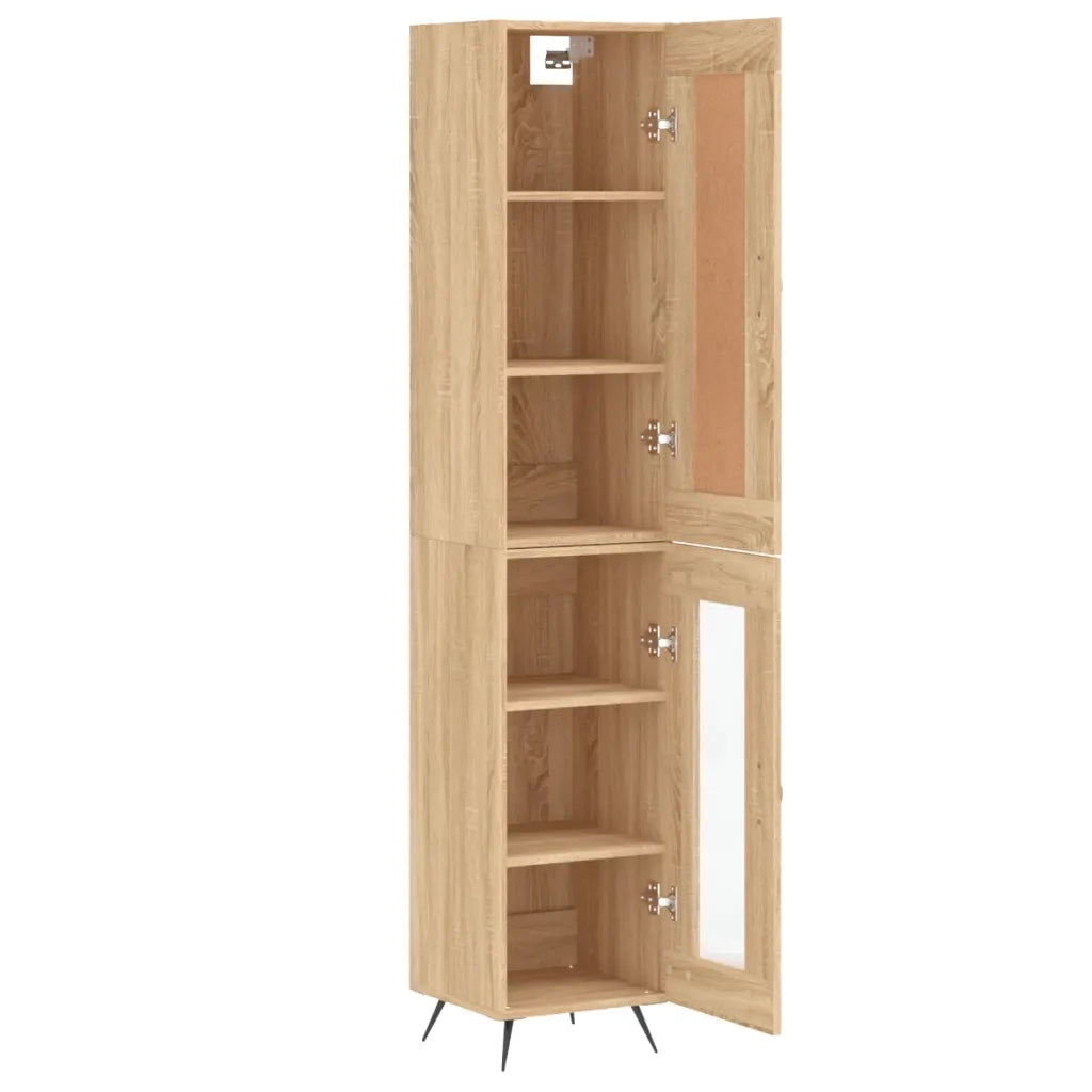 Credenza Rovere Sonoma 34,5x34x180 cm in Legno Multistrato 3200364