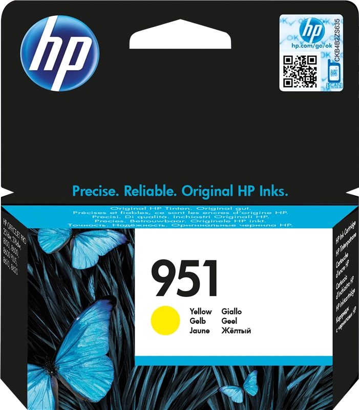 HP Cartuccia originale di inchiostro giallo 951