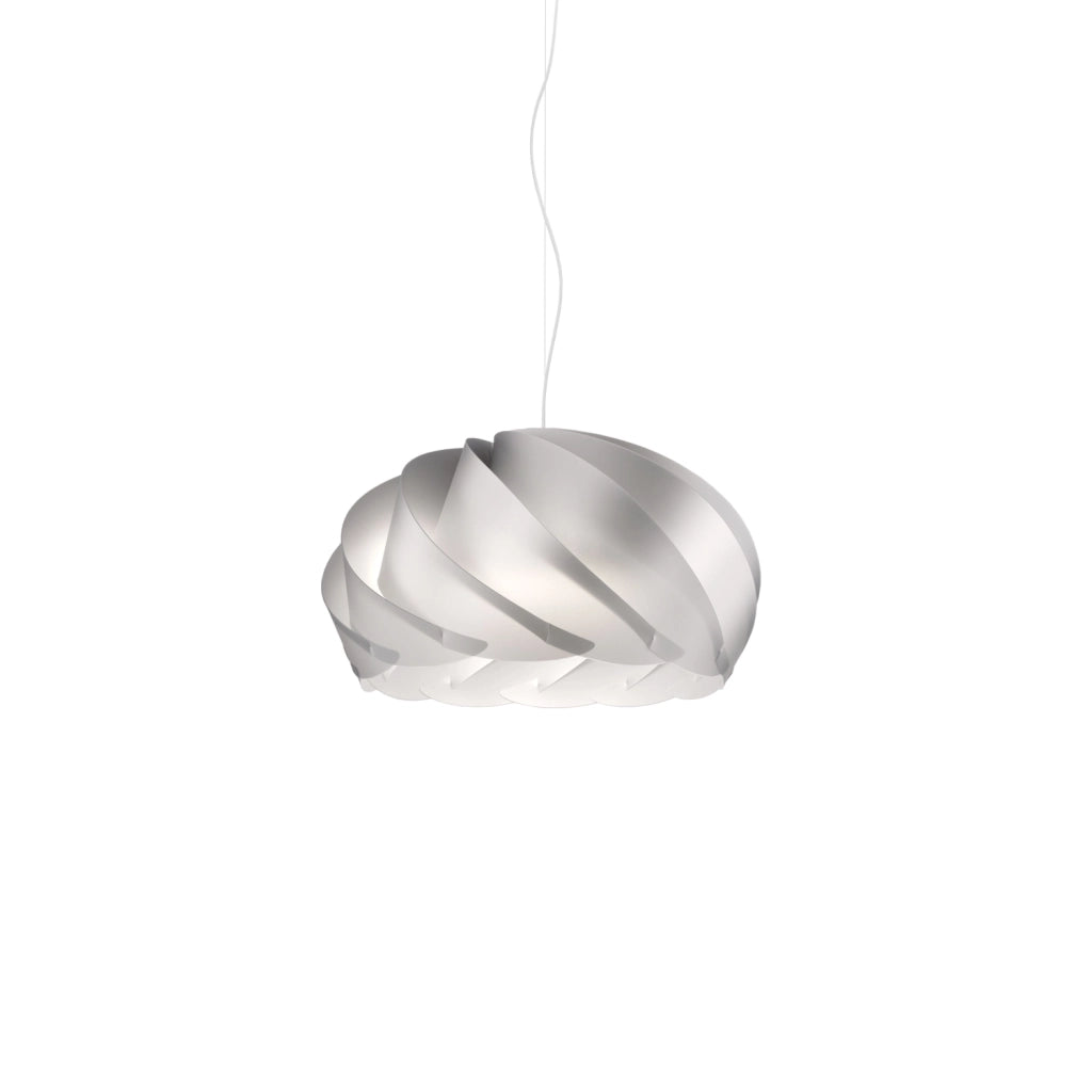 Sospensione Moderna Half Globe Polilux ® Argento Metallo Cromo 1 Luce E27 D55Cm