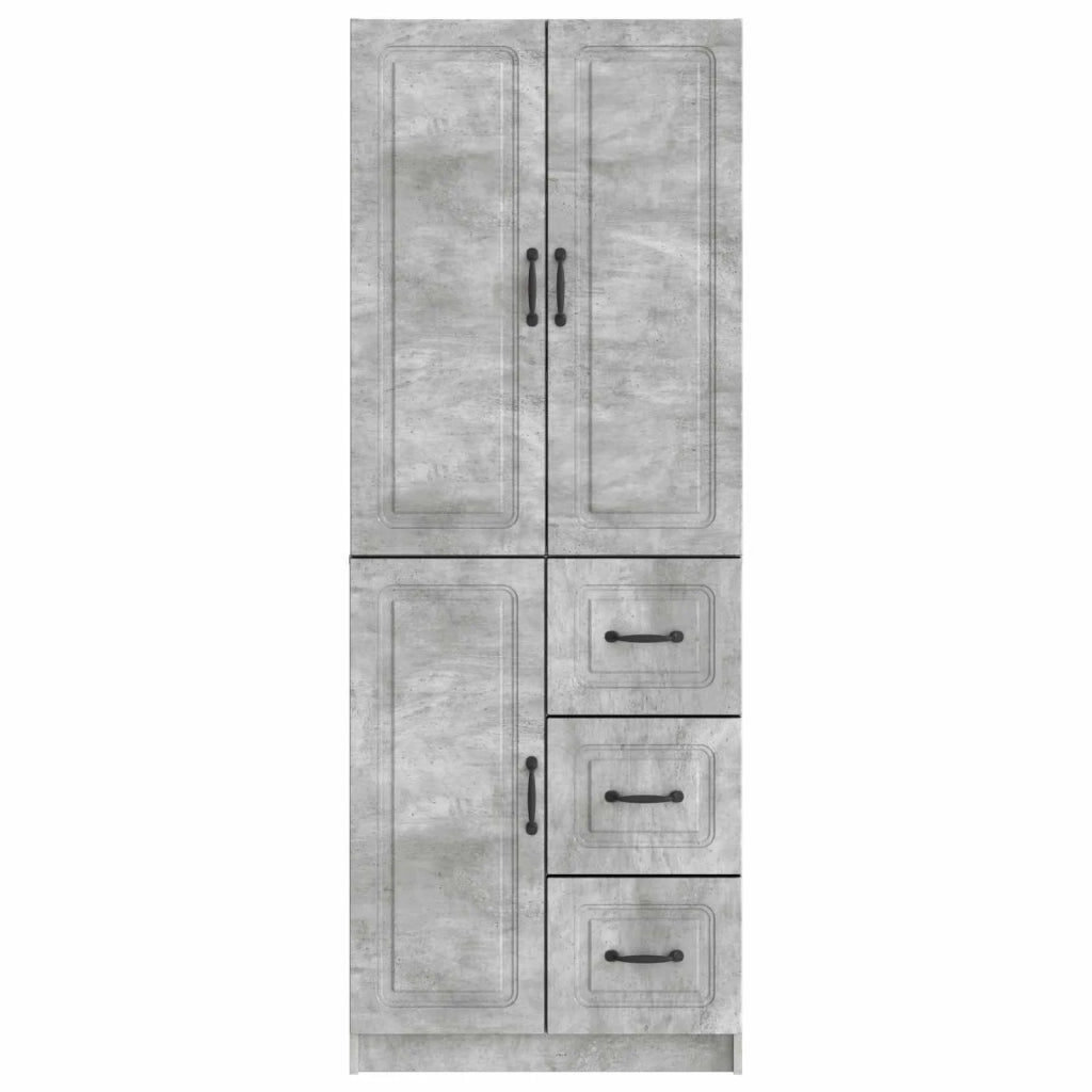 Set di armadi 2 pcs Grigio Cemento Legno ingegnerizzato 3416982