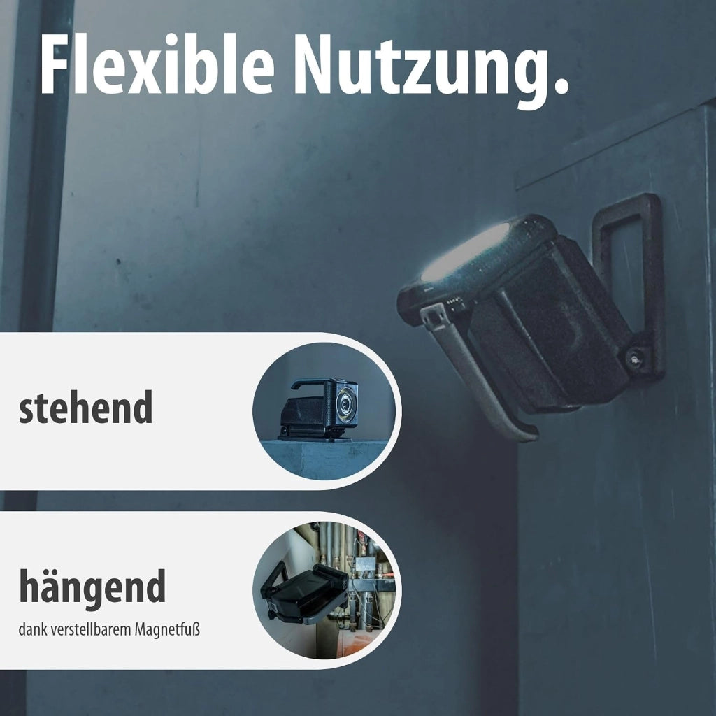 Brennenstuhl NUEVO 2024 - Foco de trabajo LED a batería Multi Battery System HL 3000 IP54