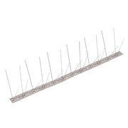 Set Dissuasori per Uccelli e Piccioni 20 pz Acciaio 4 File 10 m 149131