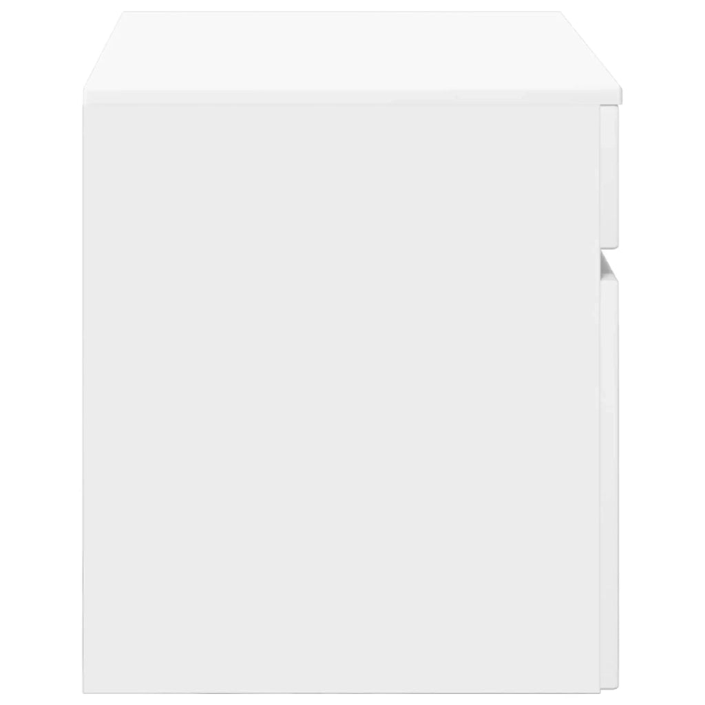 Mobiletto da Bagno a Muro Bianco 59 x 44,5 x 50 cm