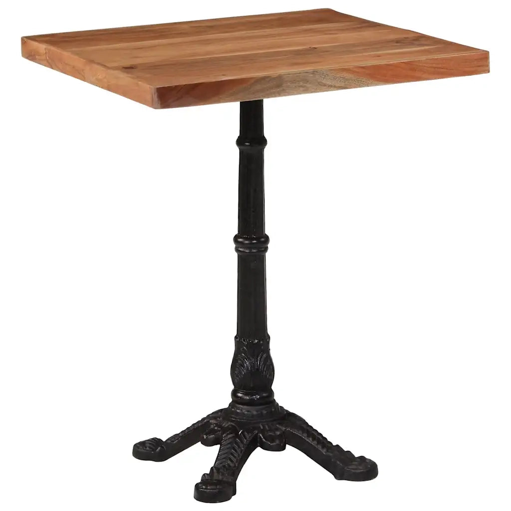 Tavolo da Bistrot 60x60x76 cm in Legno Massello di Acacia cod mxl 96527