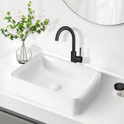 ZMH Lavabo bianco 48x37x13,5cm Ceramica per WC ospiti