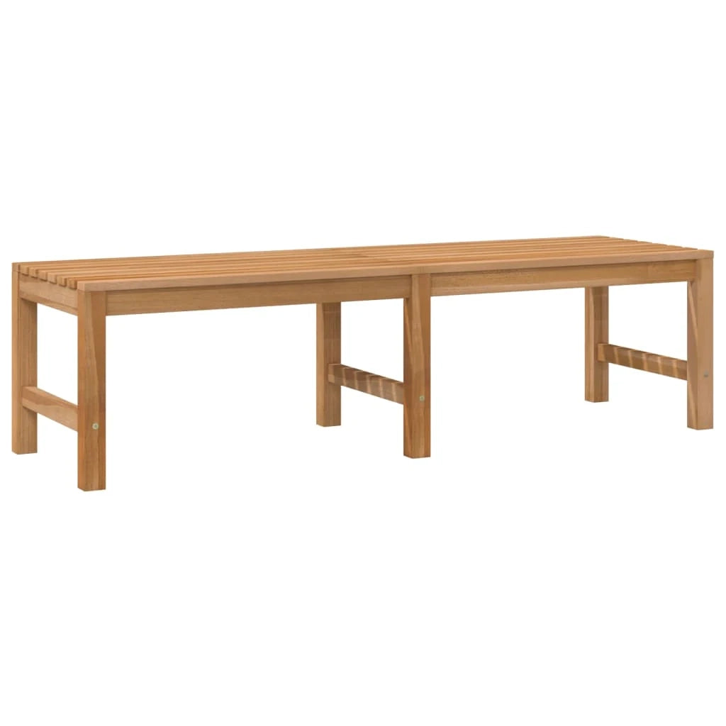 Panca da giardino mobili da esterno per patio terrazza 150 x 40 x 45 cm legno massello di teak 02_0011250