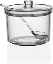 Vaso da zucchero 7 x 9 x 7 cm - acrilato polistirene - accessorio da cucina