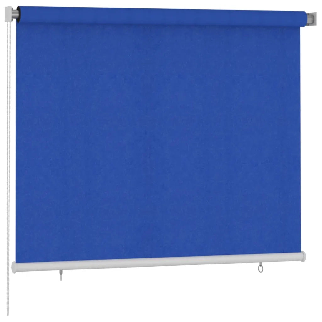 Tenda a Rullo per Esterni 185(L)x140(A) cm Blu HDPE 312841