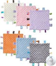 Decenni di sicurezza con cerniera - Deken sensibile e soffice unisex - Regalo per bambini - 245 x 245 cm - Avorio Rosa Grigio Blu Arancione Viola