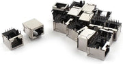 Connettori RJ45 8-pini Modulare PCB Jack da 15 pezzi, Connettori a protezione 18mm