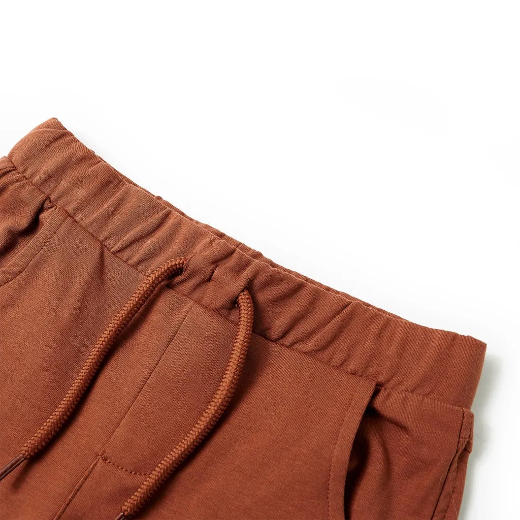Pantaloncini per Bambini con Coulisse Marrone 116 CFW8411023