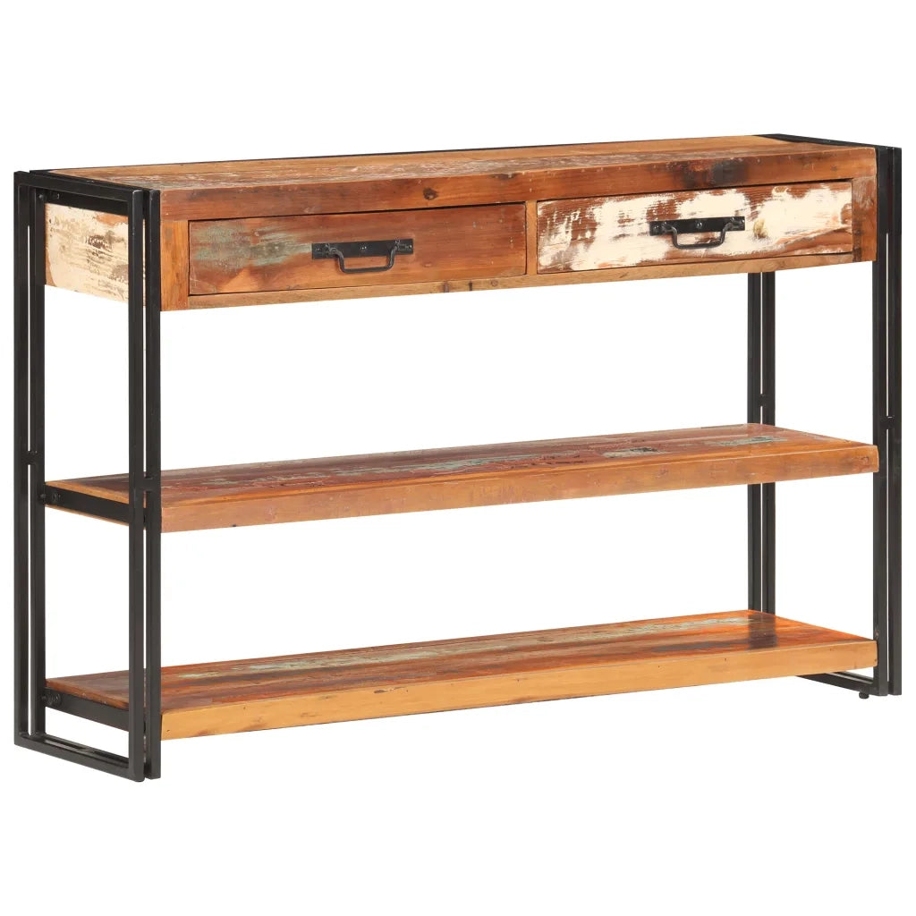 Credenza 120x30x75 cm in Legno Massello di Recupero 321804