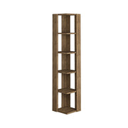 Libreria in legno "Nati" - 32 x 32 x 161 cm - Marrone