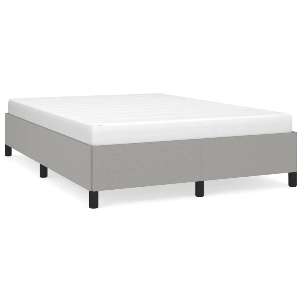 Giroletto senza Materasso Grigio Chiaro 140x200 cm Tessuto 347066