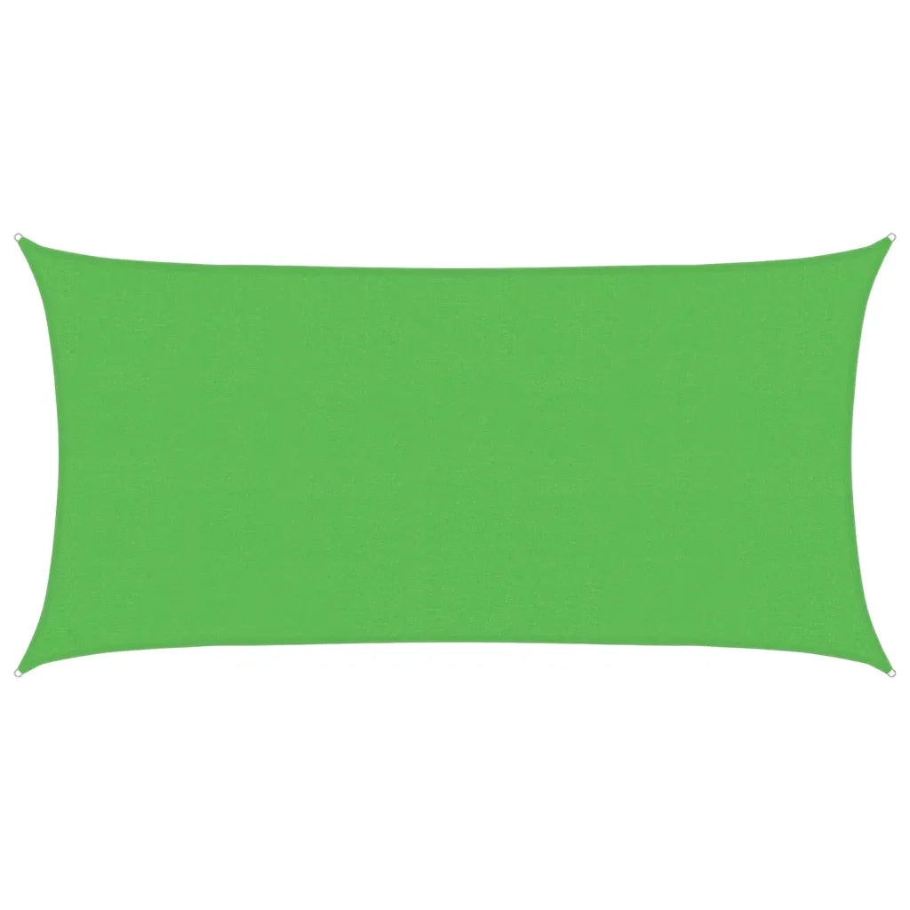 Vela Parasole | Telo Ombra | Vela da ombra 160 g/m2 Verde Chiaro 2,5x4,5 m in HDPE
