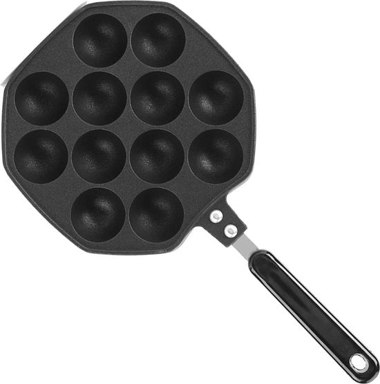 Griglia a Contatto Termico per Frittelle di Pannocchiette da 12, Fornito in Alluminio con Superficie Non Aderente.