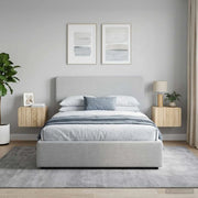 Mobiletto da notte a muro 2 pcs Rovere Sonoma 33 x 34,5 x 24 cm 898260