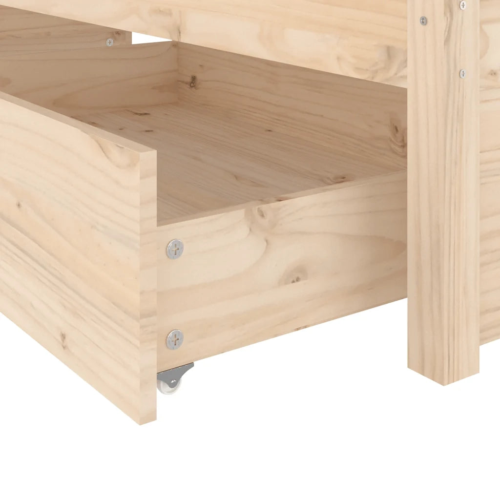 Giroletto con Cassetti-Struttura Letto con contenitore 150x200 cm Super King 965030