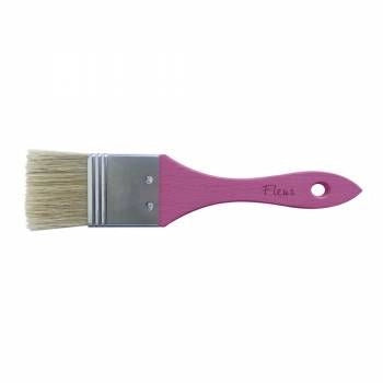 Pennello per cera fleur 25mm rosa