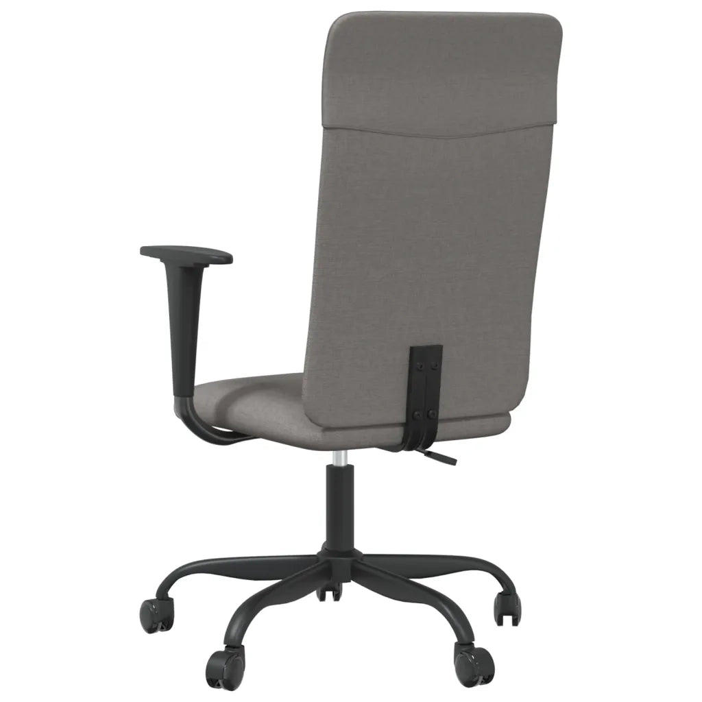 Sedia da Ufficio Regolabile Grigio Scuro in Rete e Similpelle 353018