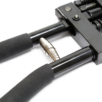 Pinza combinata profilatrice e punzonatrice per lamiera carrozzeria