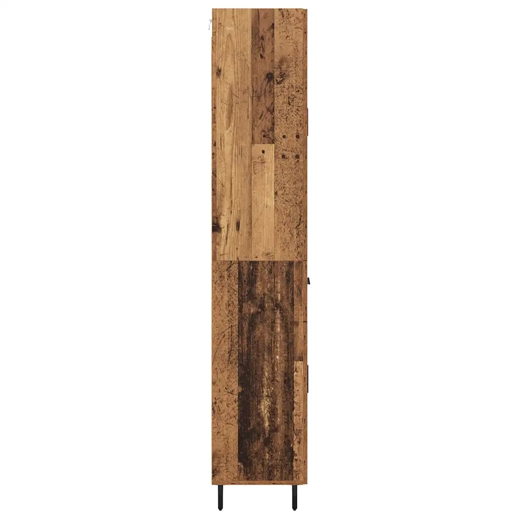 Credenza con cassetto 2 pcs Legno vecchio Legno multistrato