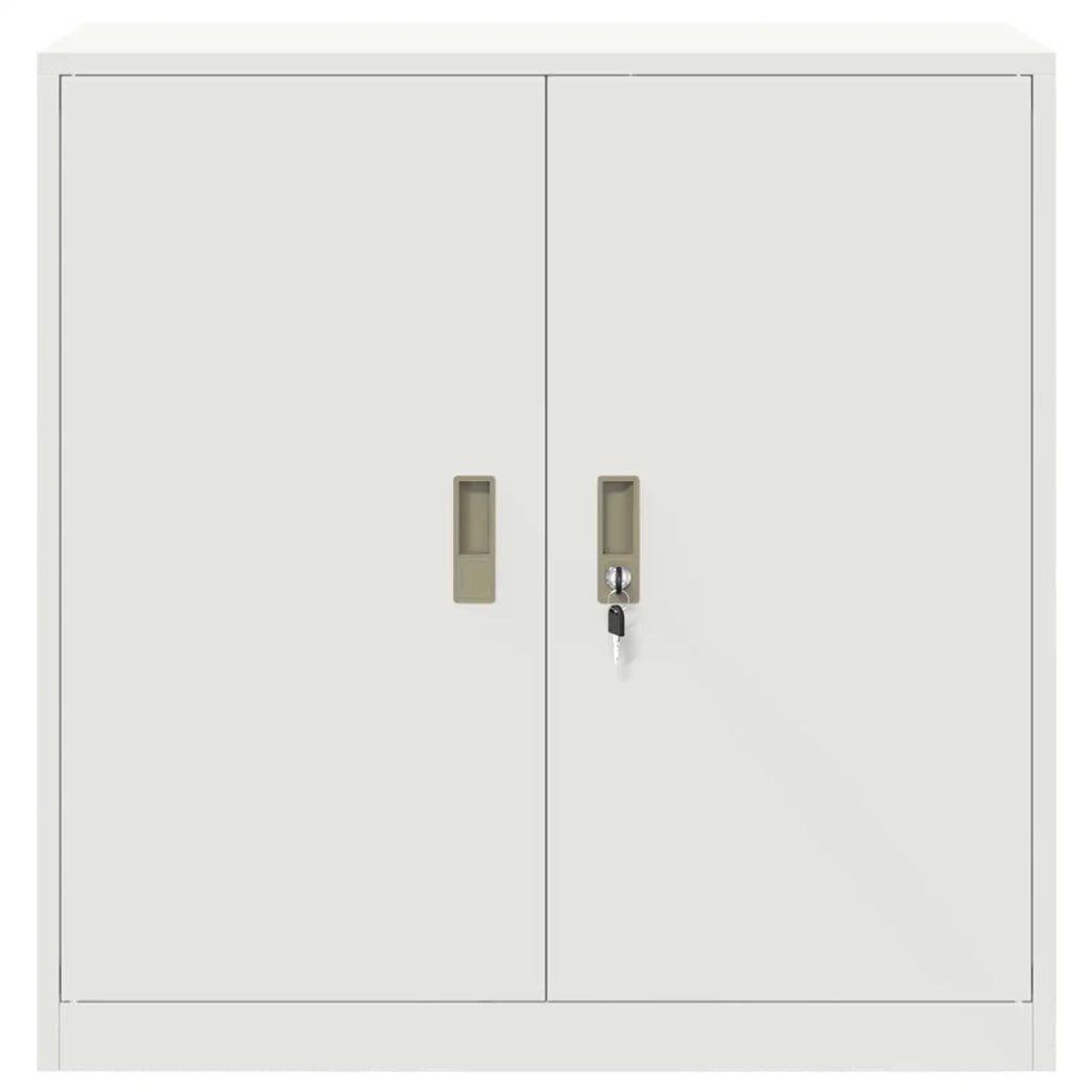 Armadio Bianco 90 x 40 x 90 cm Acciaio