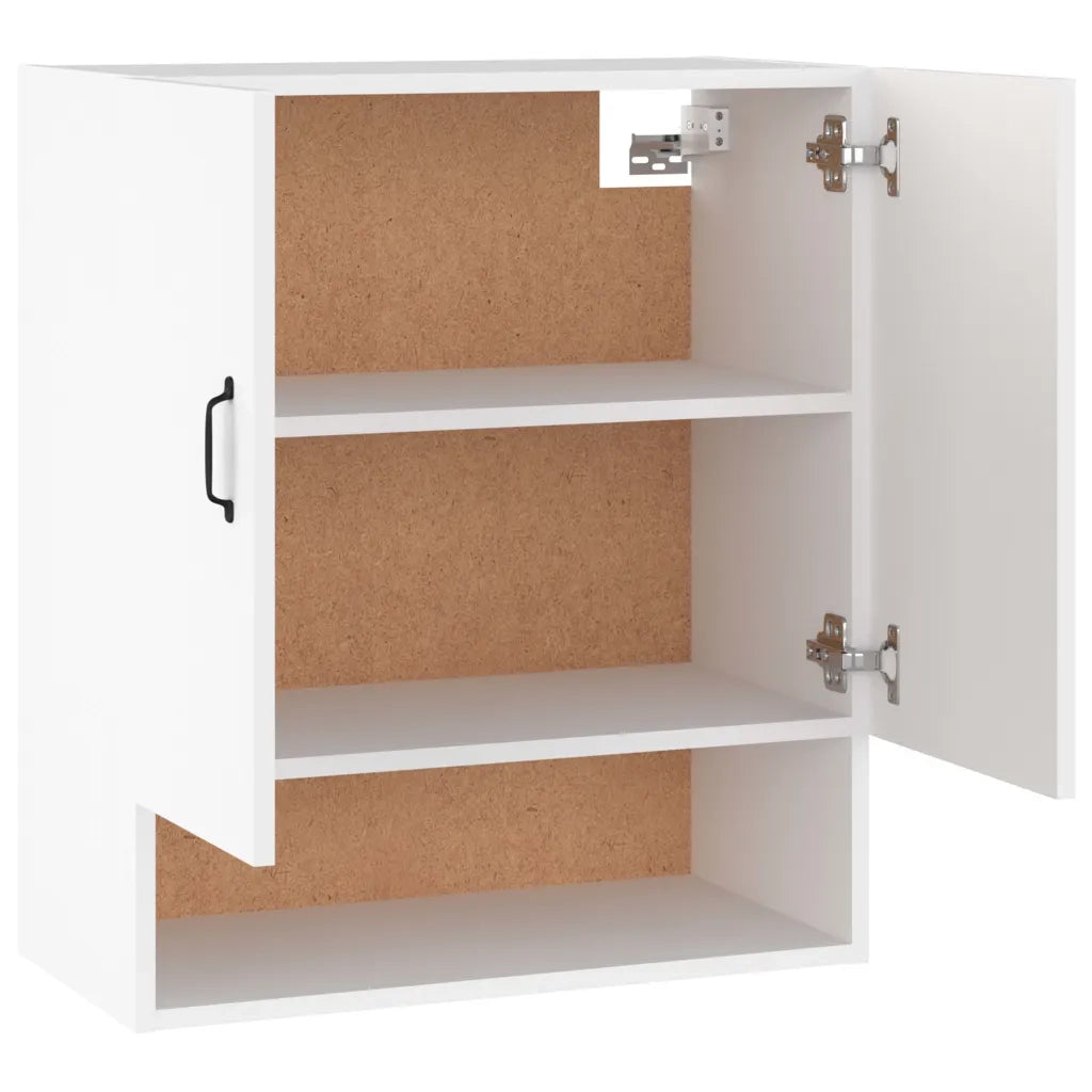 Armadietto a Muro | Mobile a Parete Bianco 60x31x70 cm in Legno Multistrato
