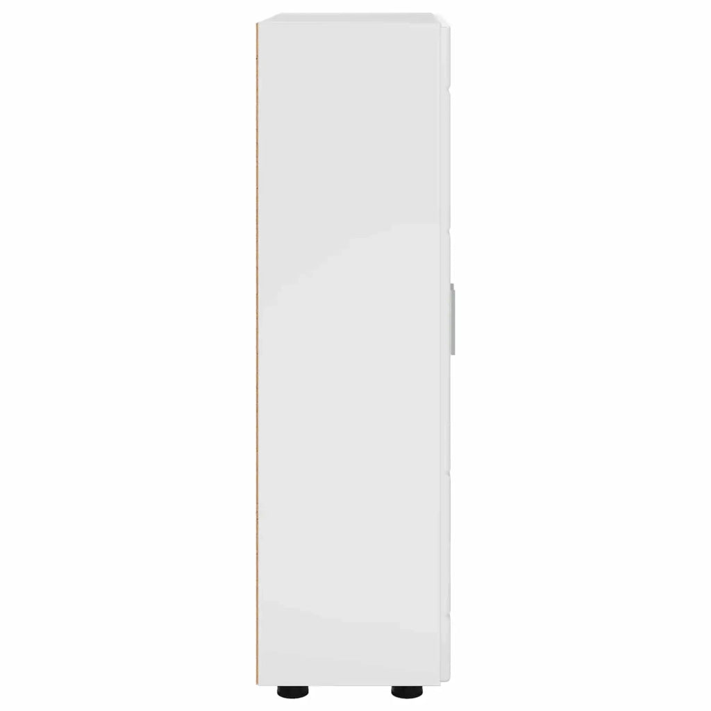 Credenza con porta FLORIN Bianco Lucido 55,5 x 29 x 100 cm 880255