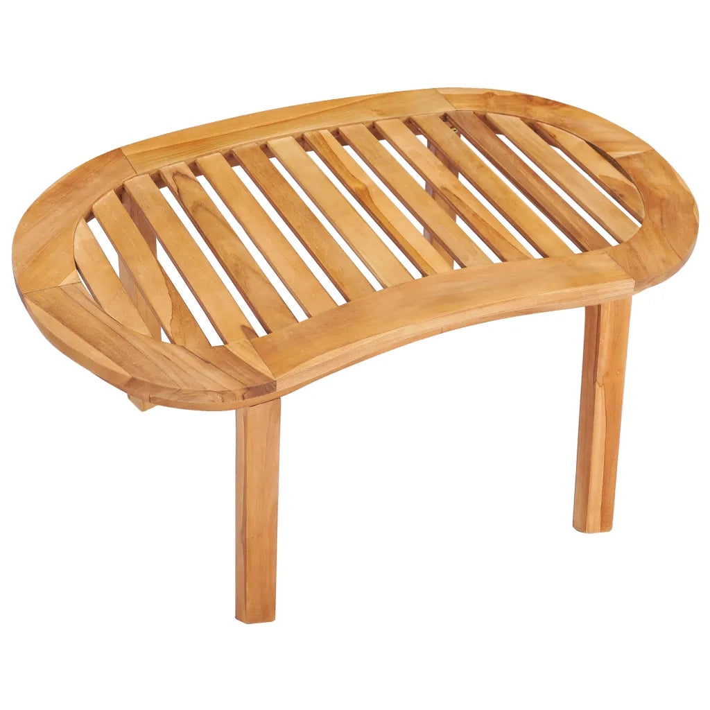 Tavolino da Salotto 90x50x45 cm in Legno Massello di Teak 48027
