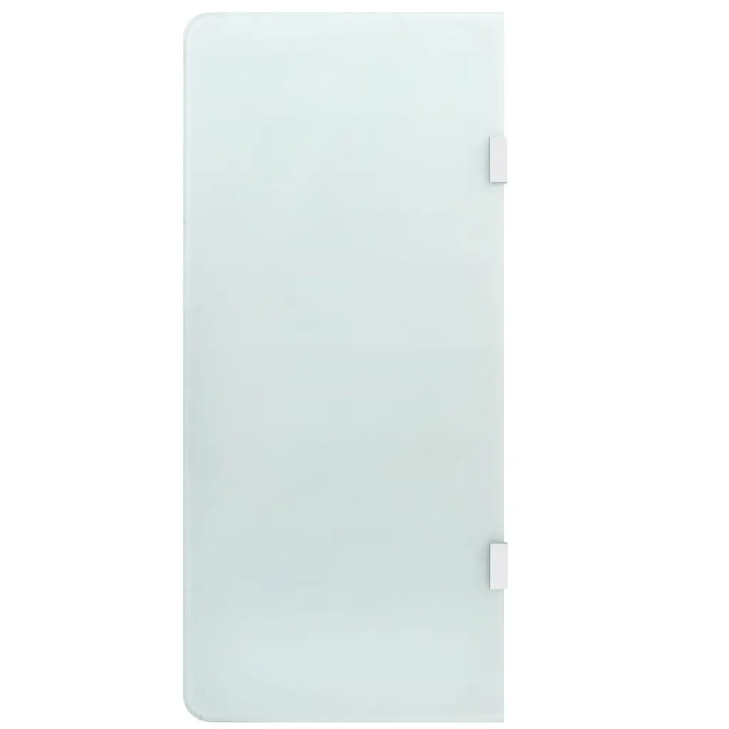 Schermo Orinatoio a Parete per Privacy 90x40 cm Vetro Temperato 249496