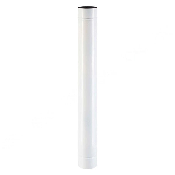 TUBO SMALTATO PER STUFE cm 50 ø 15 bianco EUROPROFIL