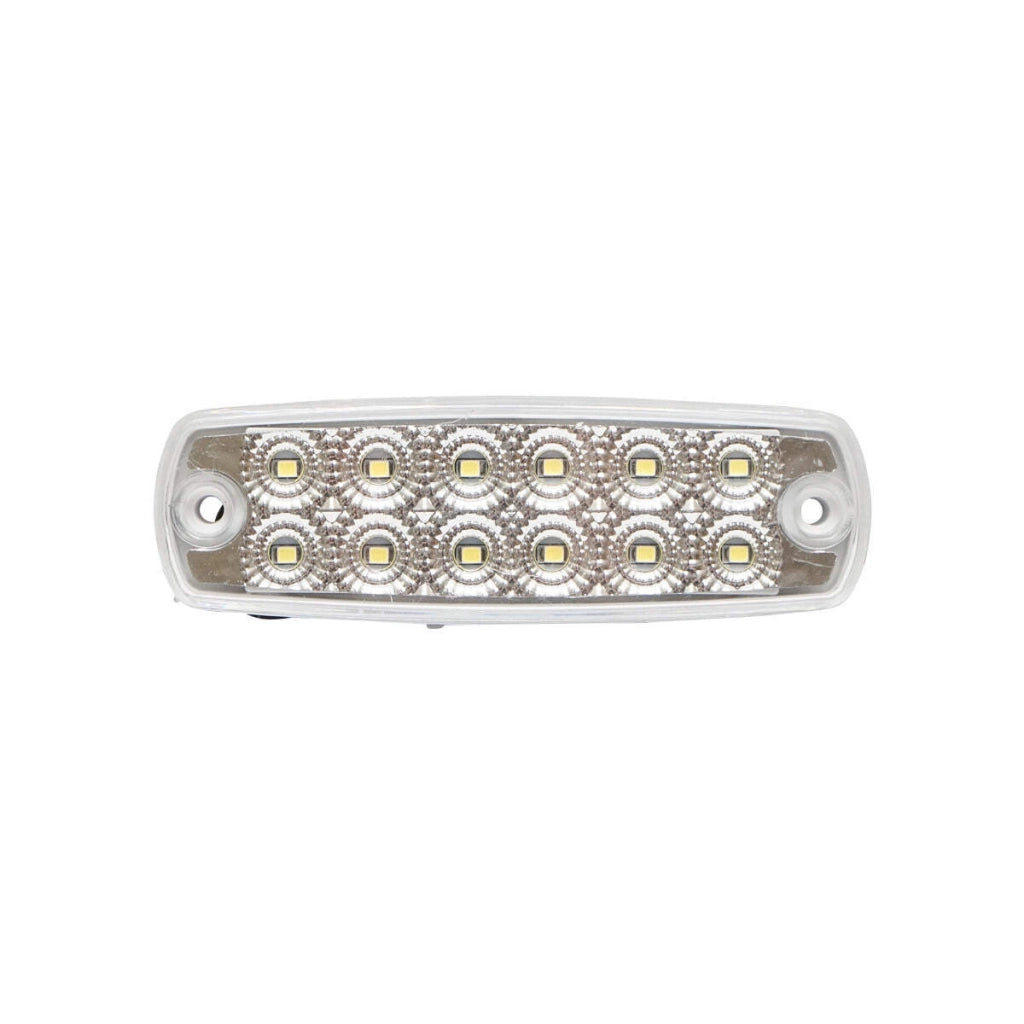 Lampada laterale LED bianca, 12V-24V, Breckner Germany
