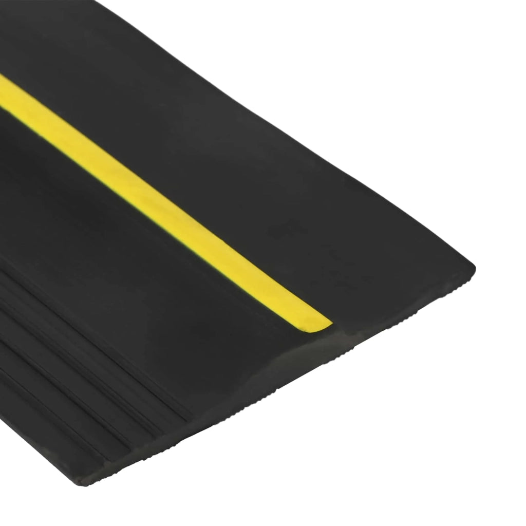 Guarnizione per pavimento del garage Nero e Giallo PVC 42038286