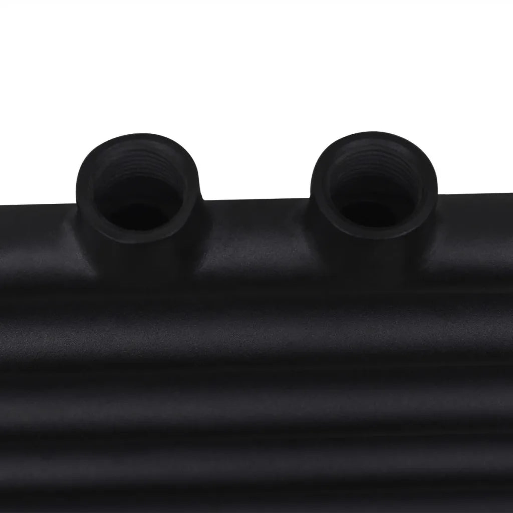 Radiatore Centrale Portasciugamano Dritto Nero 500 x 1160 mm 141907