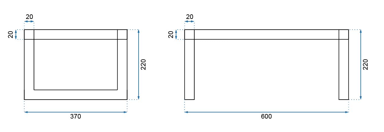 Lavabo In Conglomerato Goya Black Mat60cm + Telaio