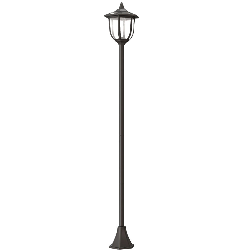 Lampada Solare da Giardino ¨C zephmum ¨C ?26.5x177cm Nero