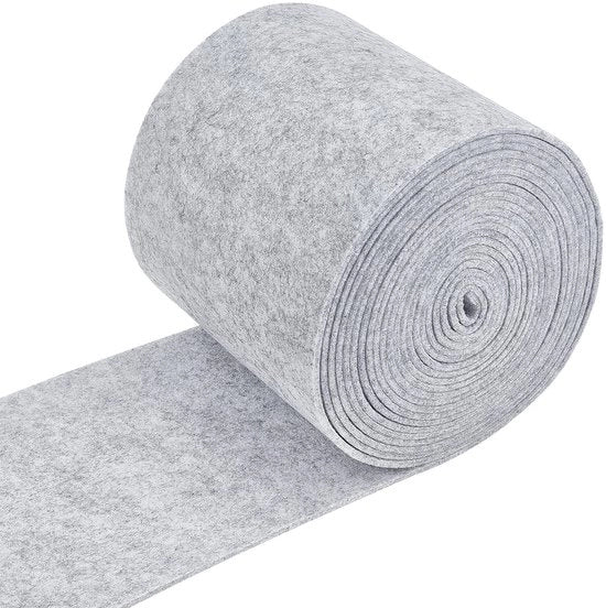 Vilten Stoffa 6 m x 14 cm - Veloce Tessuto - Manufatti - Fai da Te - Patchwork - 3 mm Spessore - Materiale Sostenibile - Velluto